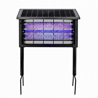 IP65 Waterproof Solar Bug Killer Lamp 3000V Shock Outdoor Farm Orchard Pest Control Light